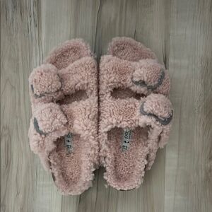 Papillio Pink Fuzzy Slippers